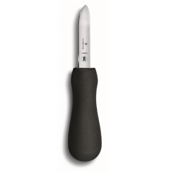 Victorinox 7.6394 - Couteau &agrave; hu&icirc;tres noir avec lame courb&eacute;e