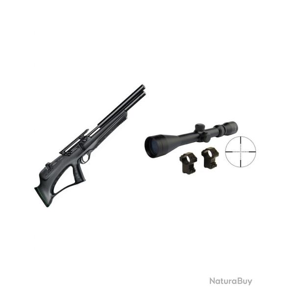CARABINE ARCEA-SNOWPEAK T-REX BULLPUP PCP Cal. 5,5 mm  19,9 Joules+ Lunette 3-9 x 40