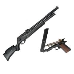 CARABINEPCP SNOWPEAK T-REX PCP Cal. 6,35 mm  19,9 Joul.+ Pistolet PCP Artemis LP400 Cal. 4,5 mm