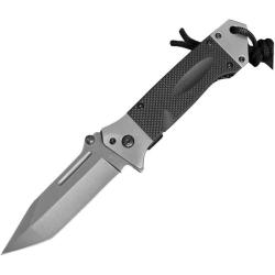 Couteau ElitEdge A/O Lame Acier 440C Manche G10 Noir Linerlock EE10A139BK