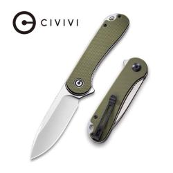 Couteau Civivi Elementum Lame Acier D2 Manche G10 Vert Liner Lock C907ECP