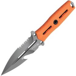Couteau Kizer Norcross Lame Acier Nitro-V Spear Point Double Tranchant Manche G10 Orange KIZXFB01A5