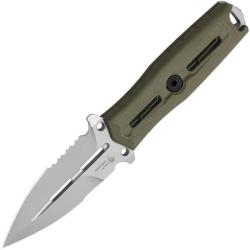 Couteau Kizer Norcross Lame Acier Nitro-V Stonewash Spear Point Manche G10 Vert Olive KIZXFB01A4
