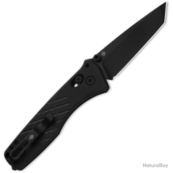 Couteau de Secours Kizer Aegis T Lame Acier AEB-L Tanto Manche G10 Noir Clutch Lock KIV3774CTA1