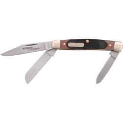 Couteau de Poche Schrade Old Timer Middleman Lames Acier Inox Manche Delrin SCH34OT