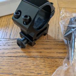 Support de montage picatinny 11mm tube de 25,4