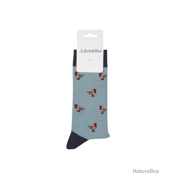 Chaussettes Homme Rouge-gorge - Sterling blue - Schoffel - Bleu / Taille unique