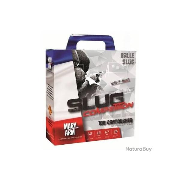 Pack De 100 Cartouches Mary Arm Slug Sport 28 Cal.12/67 - 28GR - Balle