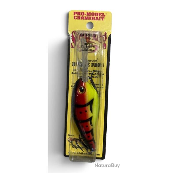 Leurre Strike King Pro Model Crankbait Series 6 Green Tomato