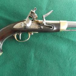 Tr&egrave;s beau pistolet de cavalerie mod&egrave;le 1822 de la Manufacture Royale de Tulle