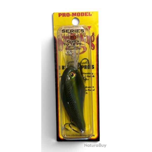 Leurre Strike King Pro Model Crankbait Series 5 Sexy Ghost Minnow