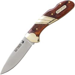 Couteau de Poche Schrade Old Timer Medium Lockback Lame Acier Inox Manche Bois SCH31OT