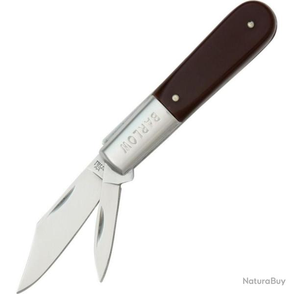 Couteau de Poche Schrade Barlow Lame Acier Inox Manche Composite Slip Joint SCH278