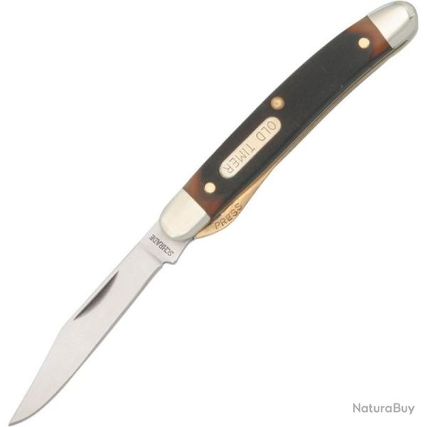 Couteau de Poche Schrade Old Timer Mighty Mite Lame Acier Inox Manche Delrin Linerlock SCH18OT
