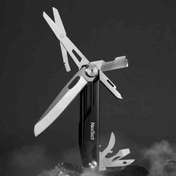 Couteau Multifonction Nextool Knight Lame Acier Inoxydable Manche Aluminium Noir NTL20153