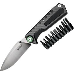 Couteau Pliant Nextool Linerlock Lame Acier Inoxydable Manche G10 Noir NTL20021