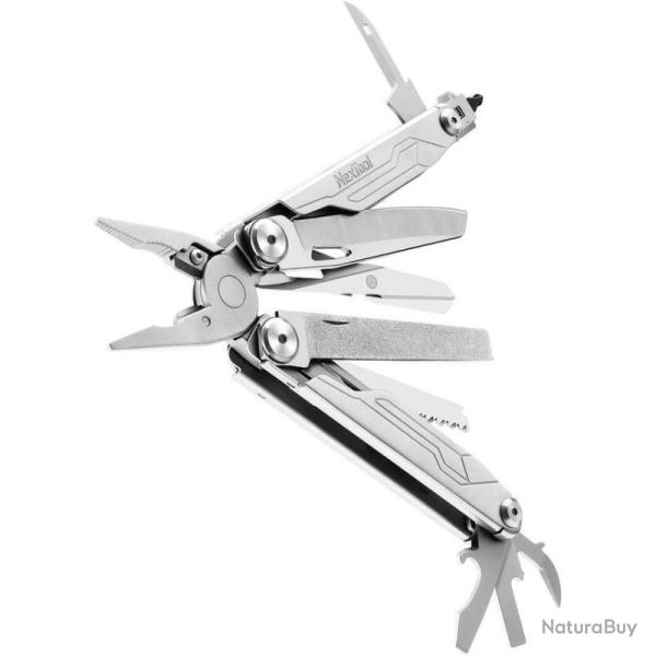 Pince Multifonction Nextool Flagship Captain Lame Acier 5Cr15MoV Manche 20Cr13 Etui Nylon NTL20214