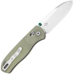 Couteau Kizer Drop Bear Lame Acier Nitro-V Drop Point Manche G10 Phosphorescent Clutch KIV3619A20
