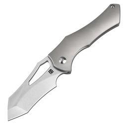 Couteau Pliant Artisan Cutlery Baskin Lame Acier S90V Manche Titane Framelock ATZ1853GGY