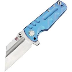 Couteau Pliant Artisan Cutlery Proponent Blue Lame Acier S35VN Manche Titane Framelock ATZ1820GBUS