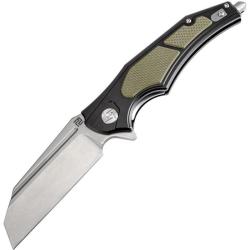 Couteau Pliant Artisan Cutlery Apache Nomad Green Lame Acier D2 Manche G10 Linerlock ATZ1813PBGN