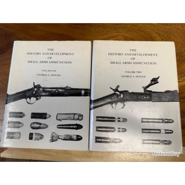 LIVRES THE HISTORY AND DEVELOPMENT OF SMALL ARMS AMMUNITION volumes 1 et 2