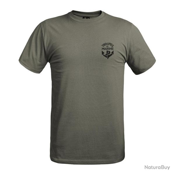 T-shirt A10 Equipment Troupes de Marine Vert Olive - S