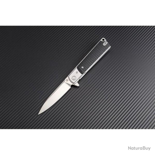 Couteau Pliant Artisan Cutlery Classic Black Lame Acier D2 Manche G10 Linerlock ATZ1802PBKC