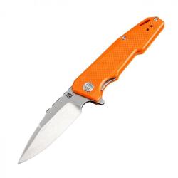 Couteau Pliant Artisan Cutlery Predator Orange Lame Acier D2 Manche G10 Linerlock ATZ1706PSOEF