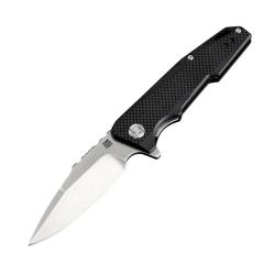 Couteau Pliant Artisan Cutlery Predator Black Lame Acier D2 Manche G10 Linerlock ATZ1706PSBKF
