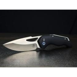Couteau Begg Knives Galaxy Lame Acier VG-10 Manche G10 Noir Button Lock BG058