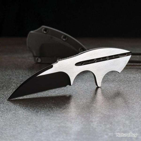 Couteau de Cou Begg Knives Tree Frog Bi-Ton Lame Acier AUS-10A Manche Inox BG021B