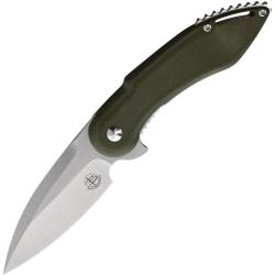 Couteau Begg Knives Mini Glimpse Lame Acier D2 Manche G10 OD Green Linerlock BG003