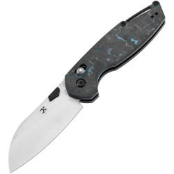 Couteau Kansept Model 6 Lame Acier CPM S35VN Manche Fibre Carbone Arctic Crossbar Lock K1022V4