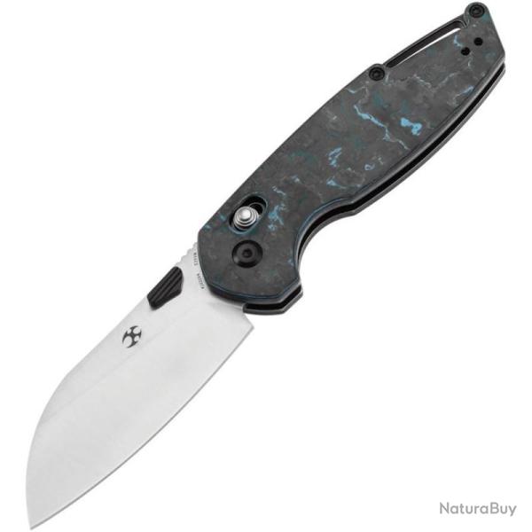 Couteau Kansept Model 6 Lame Acier CPM S35VN Manche Fibre Carbone Arctic Crossbar Lock K1022V4