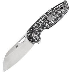Couteau Kansept Model 6 Gaucher Lame Acier CPM 20CV Manche Fibre Carbone Nebula Liner Lock K1022L2