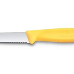 Victorinox Swiss Classic 6.7638.C1 - Couteau d'office dent&eacute; lame 8 cm - manche Jaune
