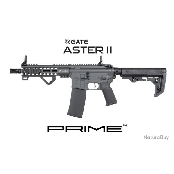 R�plique airsoft AEG SPECNA ARMS SA-P17 PRIME RRA Light Ops ASTER II Brushless grise 6 mm