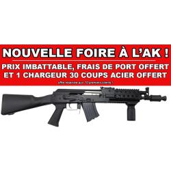 FOIRE AK - CARABINE WBP AK MINI JACK TACTICAL CAL.7.62x39 + 1 CHARGEUR 30 COUPS OFFERT !