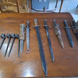 Lot baillonnettes