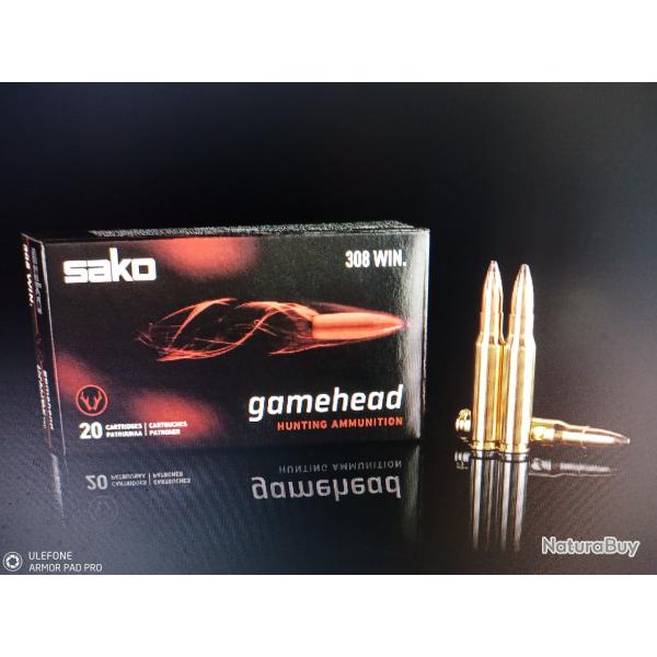 Sako gamehead 243 win 6.5gr sp 113E 20 munitions