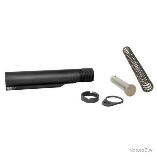 BUFFER MIL-SPEC TUBE ASSEMBLY AVEC SUPER 42 BUFFER SPRING ET BUFFER H2 - GEISSELE