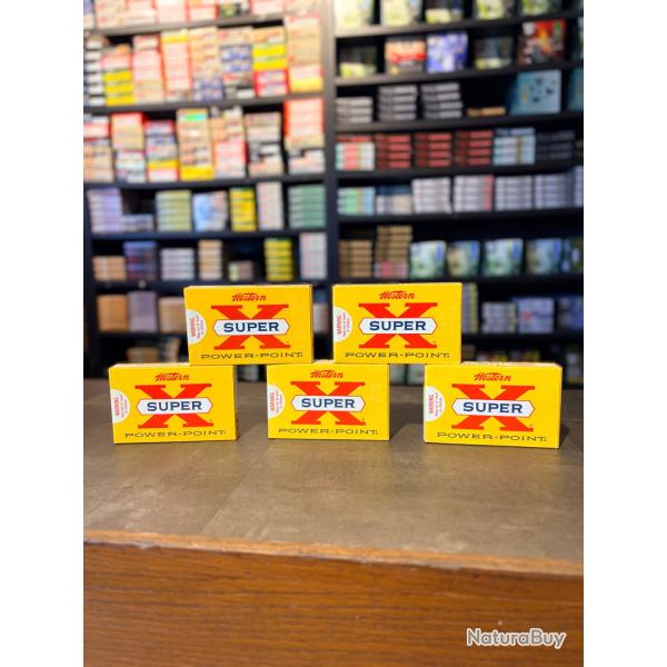 ENCHERES 1�  - LOT 100 MUNITIONS WINCHESTER WESTERN SUPER X POWER POINT - 7MM REMINGTON MAGNUM