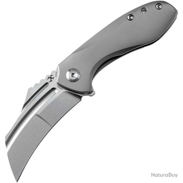 Couteau Pliant Kansept KTC3 Lame Acier CPM S35VN Manche Titane Bead Blast Liner Lock K1031A2