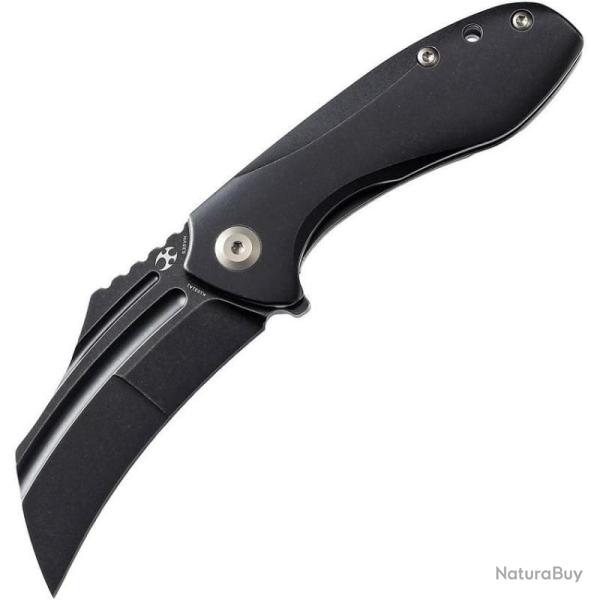 Couteau Pliant Kansept KTC3 Lame Acier CPM S35VN Manche Titane Noir Liner Lock K1031A1
