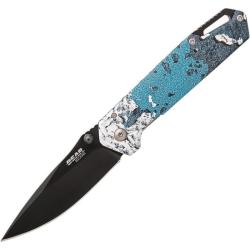 Couteau Bear Edge Brisk 3.0 Framelock True Timber Rift Lame Acier 440 Manche Acier inoxydab BC61543