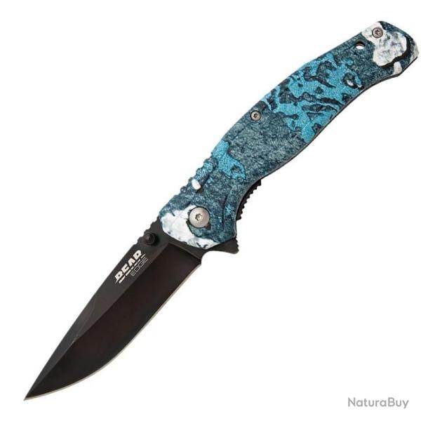 Couteau Bear Edge Brisk 2.0 Sideliner A/O True Timber Rift Lame Acier 440 Manche Zytel Side BC61553