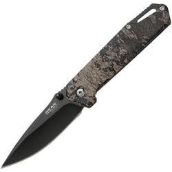 Couteau Bear Edge Brisk 3.0 Framelock True Timber Strata Lame Acier 440 Manche Acier inoxyd BC61544