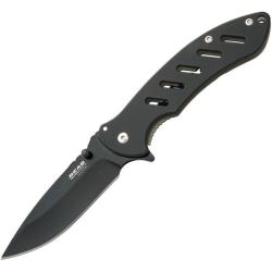 Couteau Bear Edge Brisk 61513 Lame Drop Point Acier Inox Manche Inox Noir Frame Lock BC61513