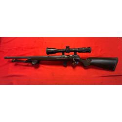Cz 457 varmint lh American + frein de bouche + lunette RTI 6-2x50+ bipied